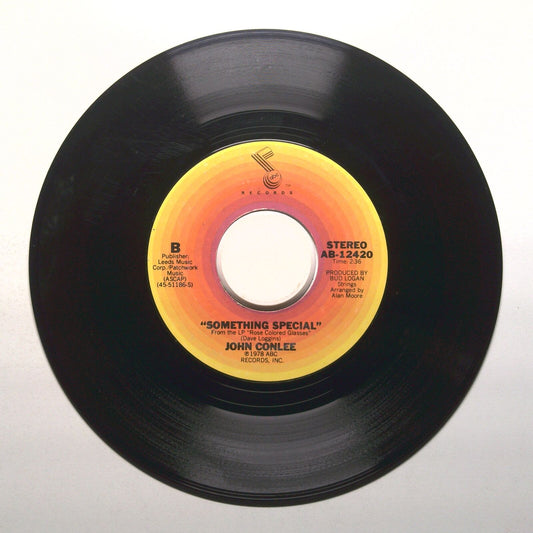 John Conlee - Something Special; Lady Lay Down - Vinyl Record 45 RPM 7"