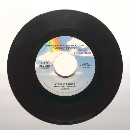 Steve Wariner - There's Always a First Time; Lynda - Vinyl Record 45 RPM 7"