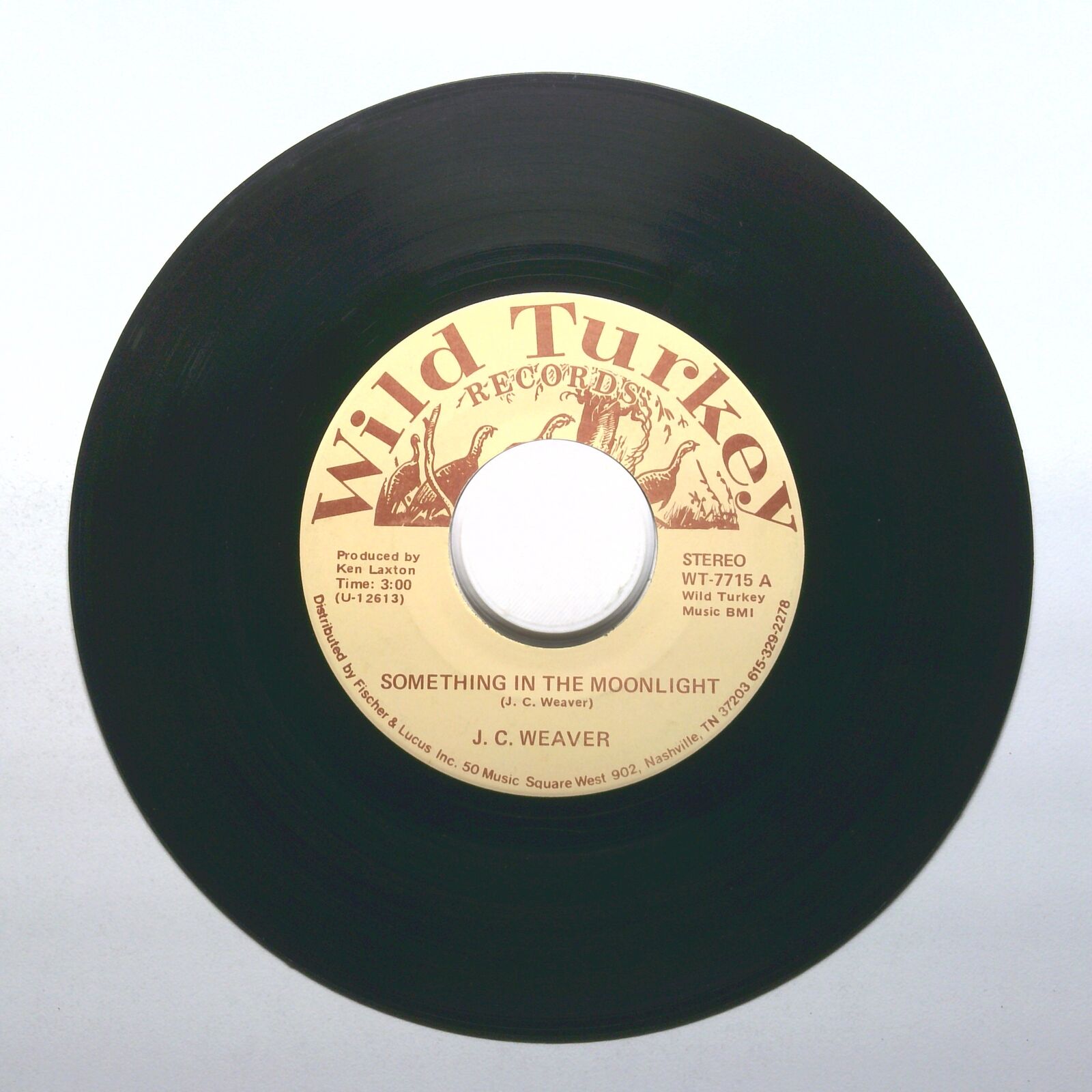 J.C. Weaver - Something In The Moonlight - Vinyl 45 RPM 7"