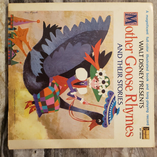 Mother Goose Rhymes And Their Stories - Walt Disney - ST-3949 Vinyl Record LP