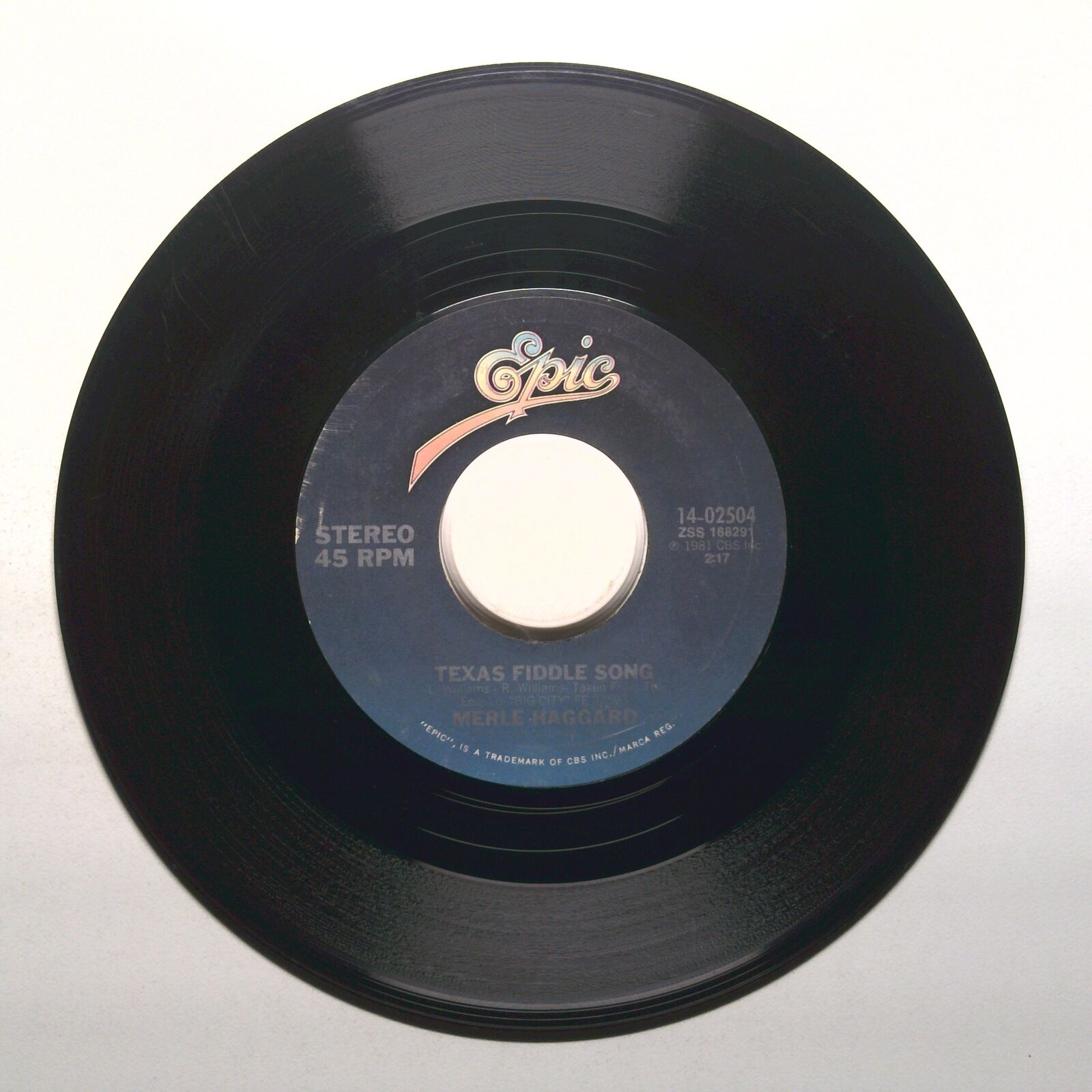 Merle Haggard - My Favorite Memory; Texas Fiddle Song - Vinyl Record 45 RPM 7"