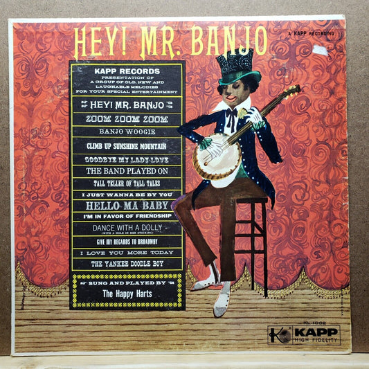 The Sunnysiders & The Happy Harts - Hey! Mr. Banjo - KL 1002 - Vinyl Record LP