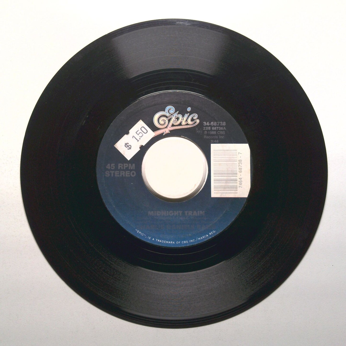 Charlie Daniels Band - Get Me Back to Dixie; Midnight Train - Vinyl 45 RPM 7"