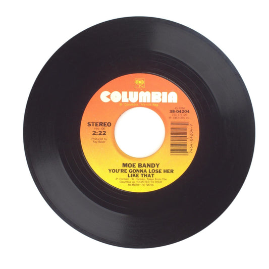 Moe Bandy - You're Gonna Lose Her Like That; One More Port - Vinyl 45 RPM 7"