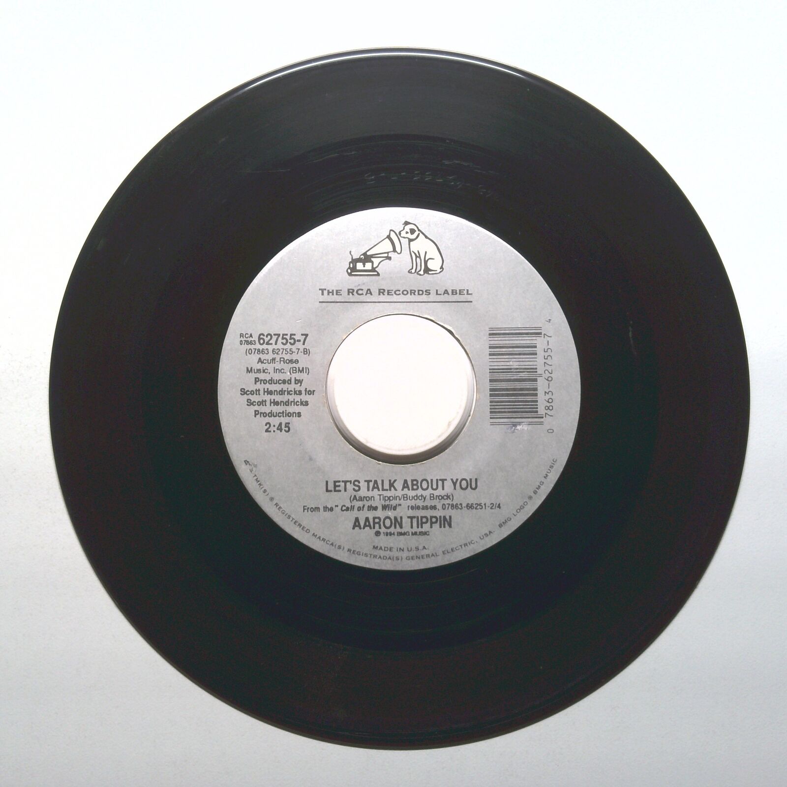Aaron Tippin - Let's Talk About You; Honky-Tonk Superman - Vinyl 45 RPM 7"