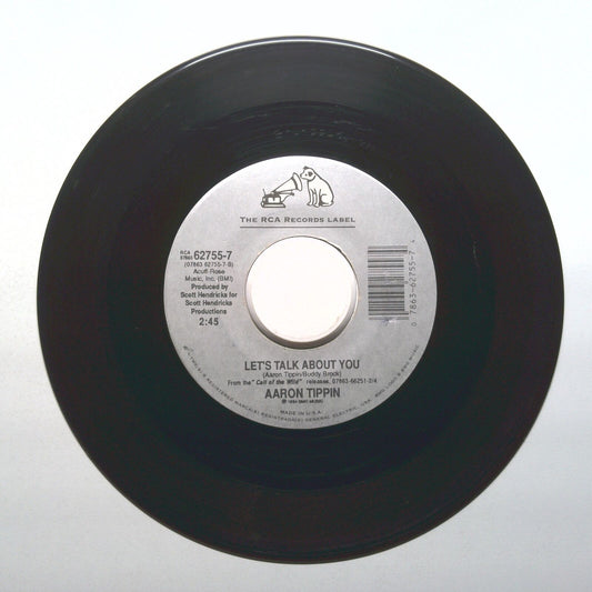 Aaron Tippin - Let's Talk About You; Honky-Tonk Superman - Vinyl 45 RPM 7"