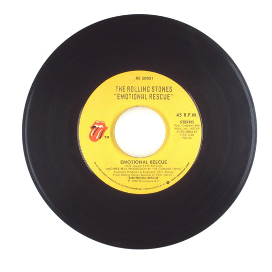 The Rolling Stones - Emotional Rescue; Down in the Hole - Vinyl Record 45 RPM 7"