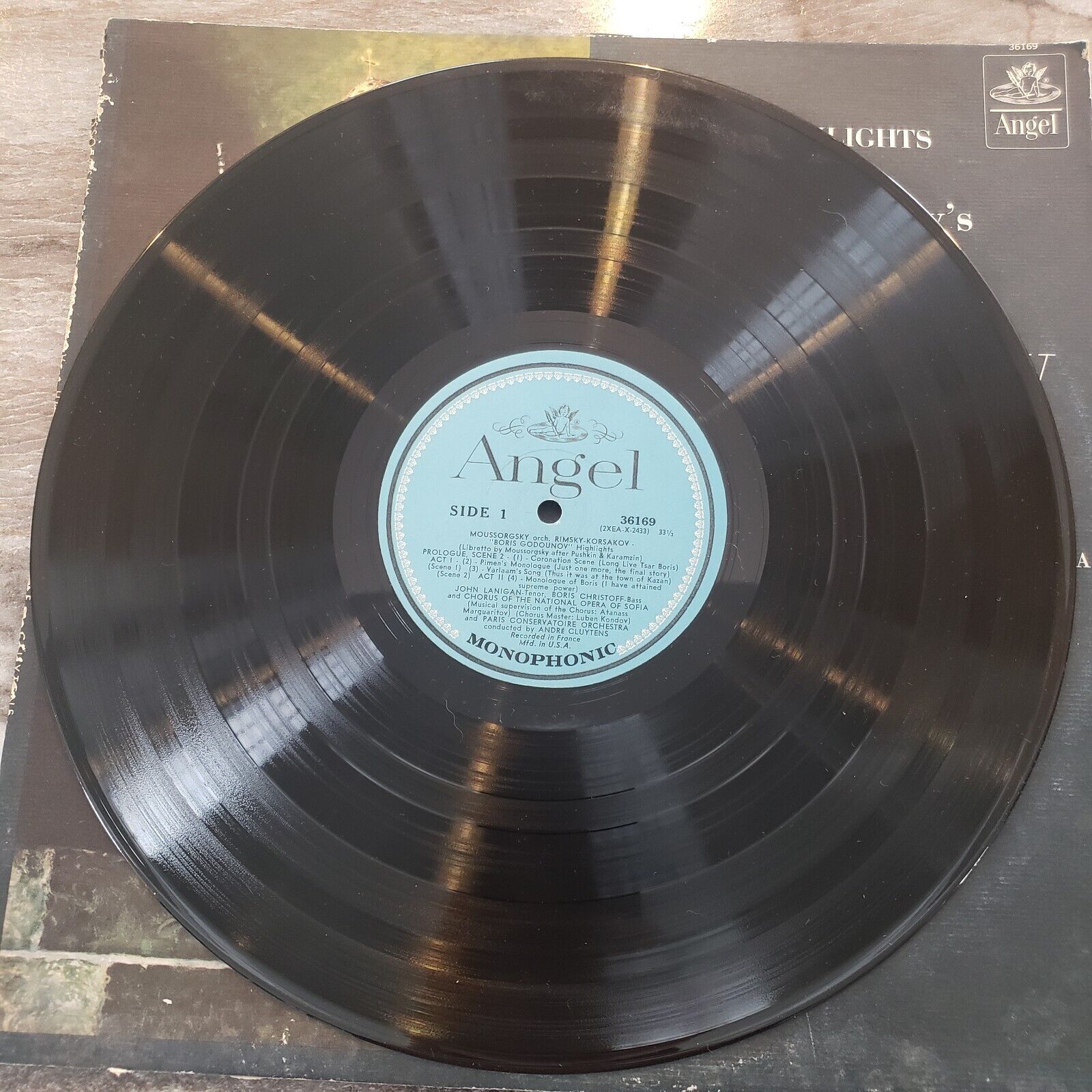 Boring Godounov - Moussorgsky - Qndre Cluytens - Vinyl Record LP