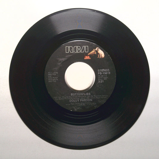 Dolly Parton - Butterflies; Tennessee Homesick Blues - Vinyl Record 45 RPM 7"