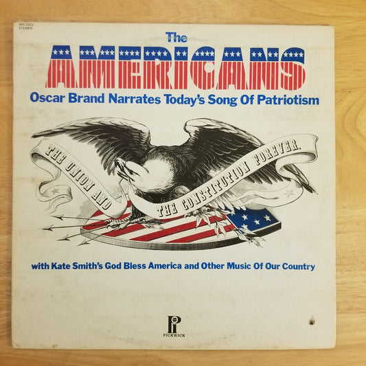 The Americans And Songs Of Our Country - SPC-3372 Vinyl Record LP