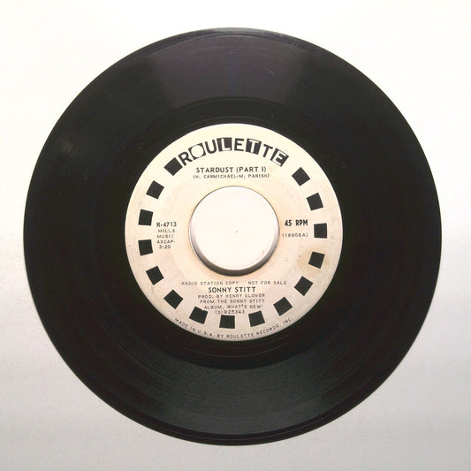 Sonny Stitt - Stardust - Radio Station Copy - Vinyl Record 45 RPM 7"