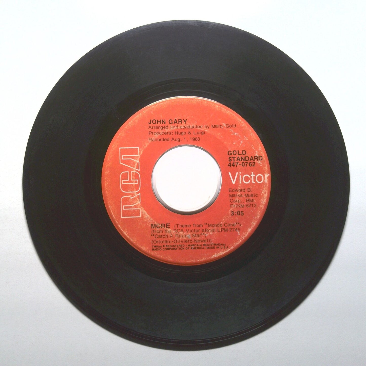John Gary - Yellow Bird; More - Vinyl 45 RPM 7"
