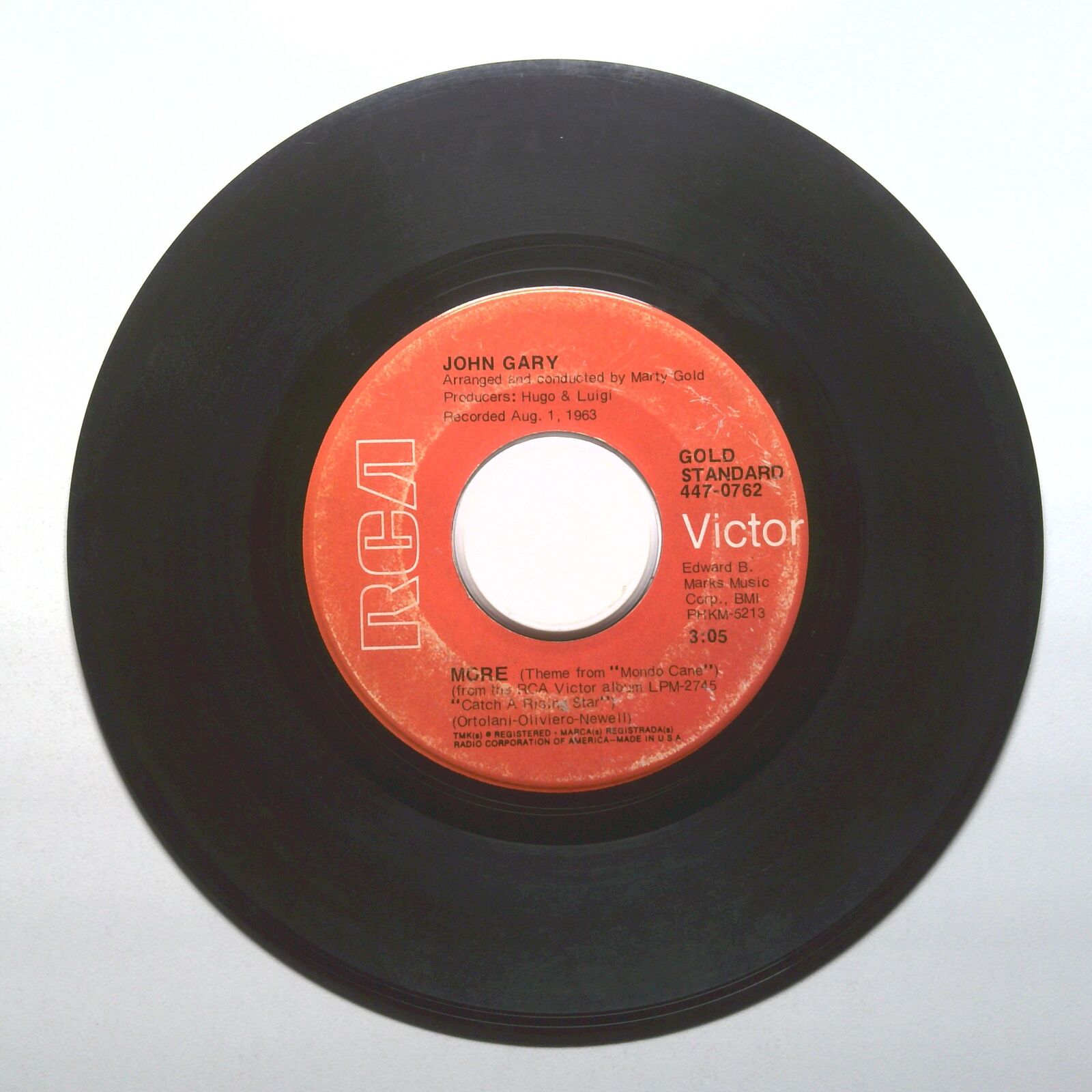 John Gary - Yellow Bird; More - Vinyl 45 RPM 7"
