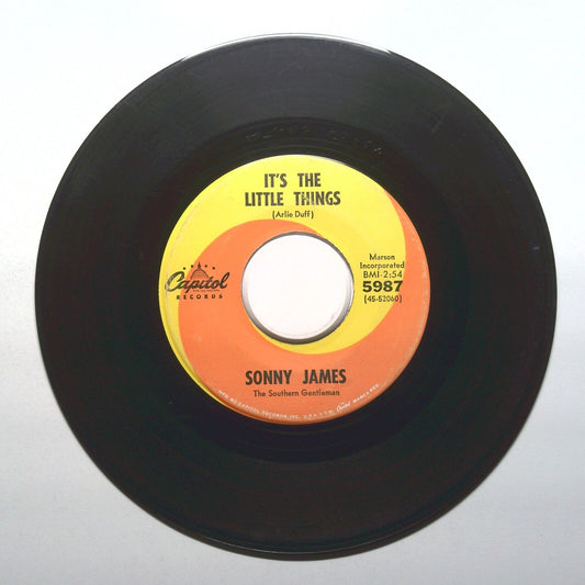 Sonny James - It's The Little Things; Don't Cut Timber On A Windy Day
