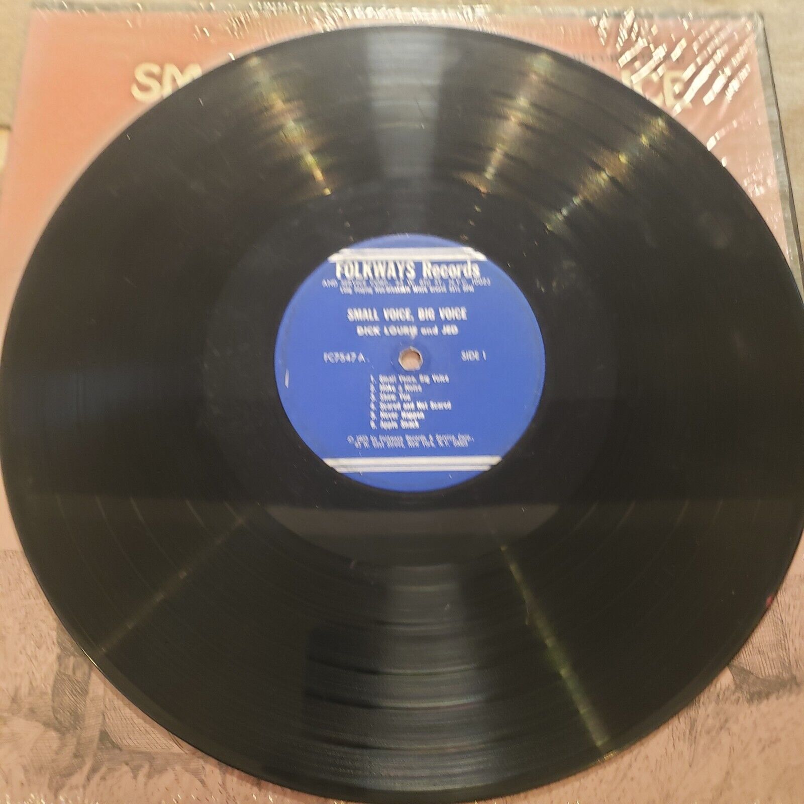 Small Voice, Big Voice - Dick Laurie And Jed - FC7547 Vinyl Record LP