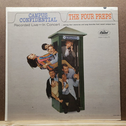 The Four Preps - Campus Confidential - T 1814 - Vinyl Record LP