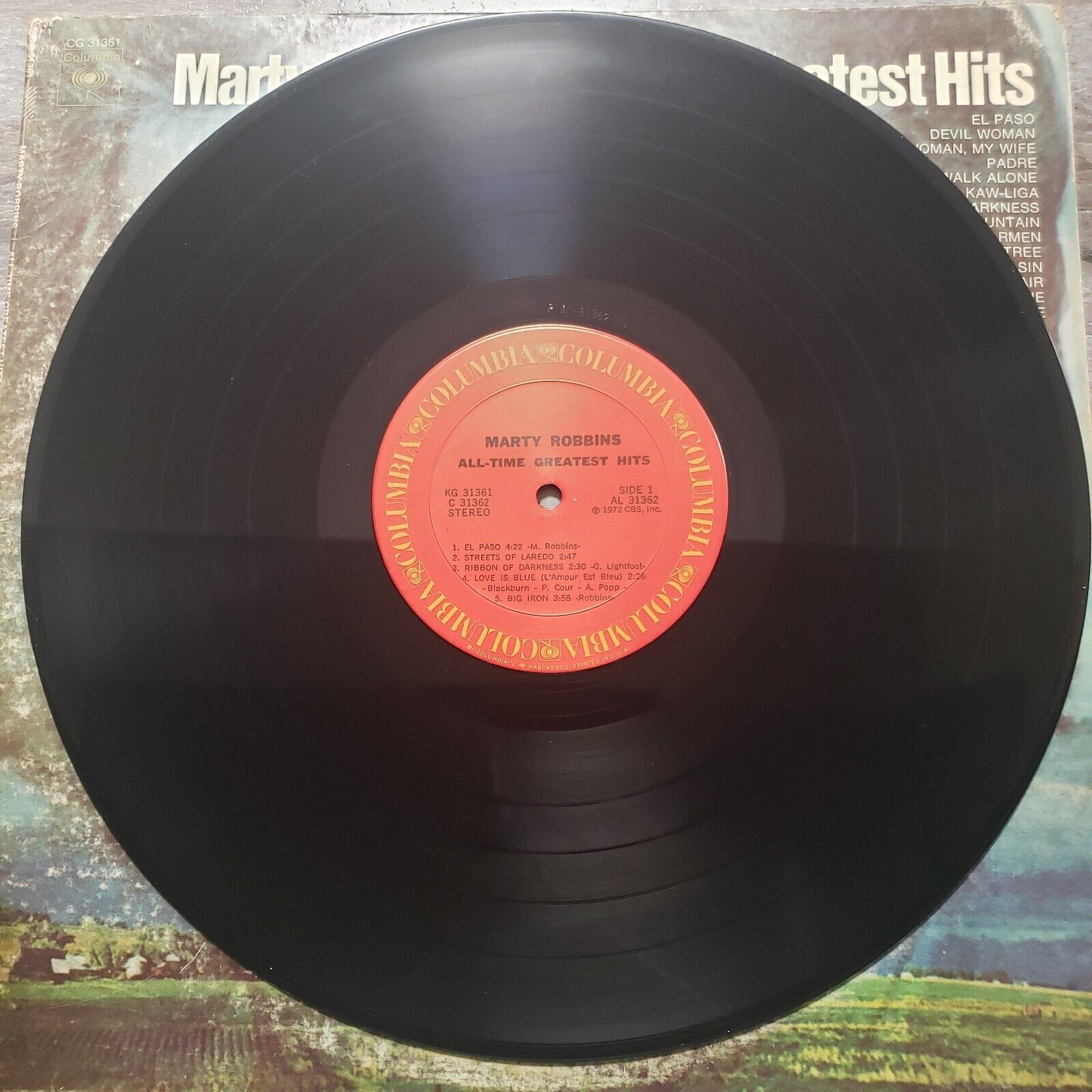 Marty Robbins - All-time Greatest Hits - 2 Disk Set! KG 31361 Vinyl Record LP