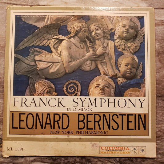 Leonard Bernstein - Franck Symphony In D Minor - ML 5391 Vinyl Record LP