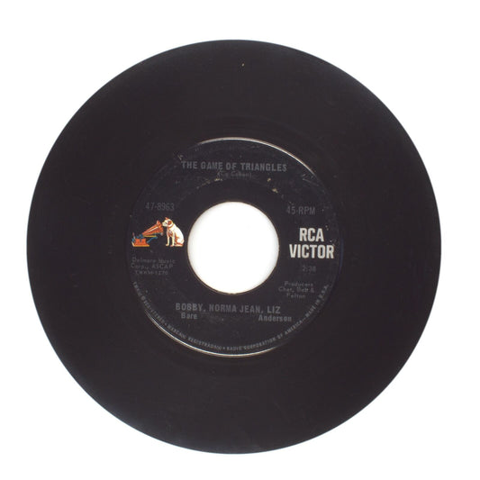 Bobby Bare; Norma Jean; Liz Anderson - The Game of Triangles; Bye Bye Love - 45