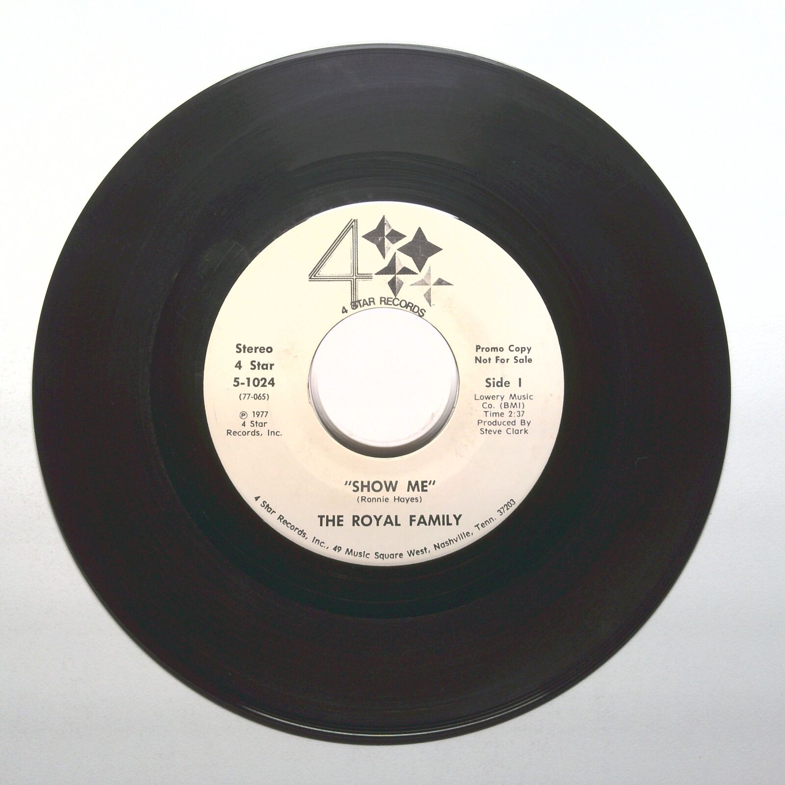 The Royal Family - Show Me; Cinderella - Vinyl 45 RPM 7"
