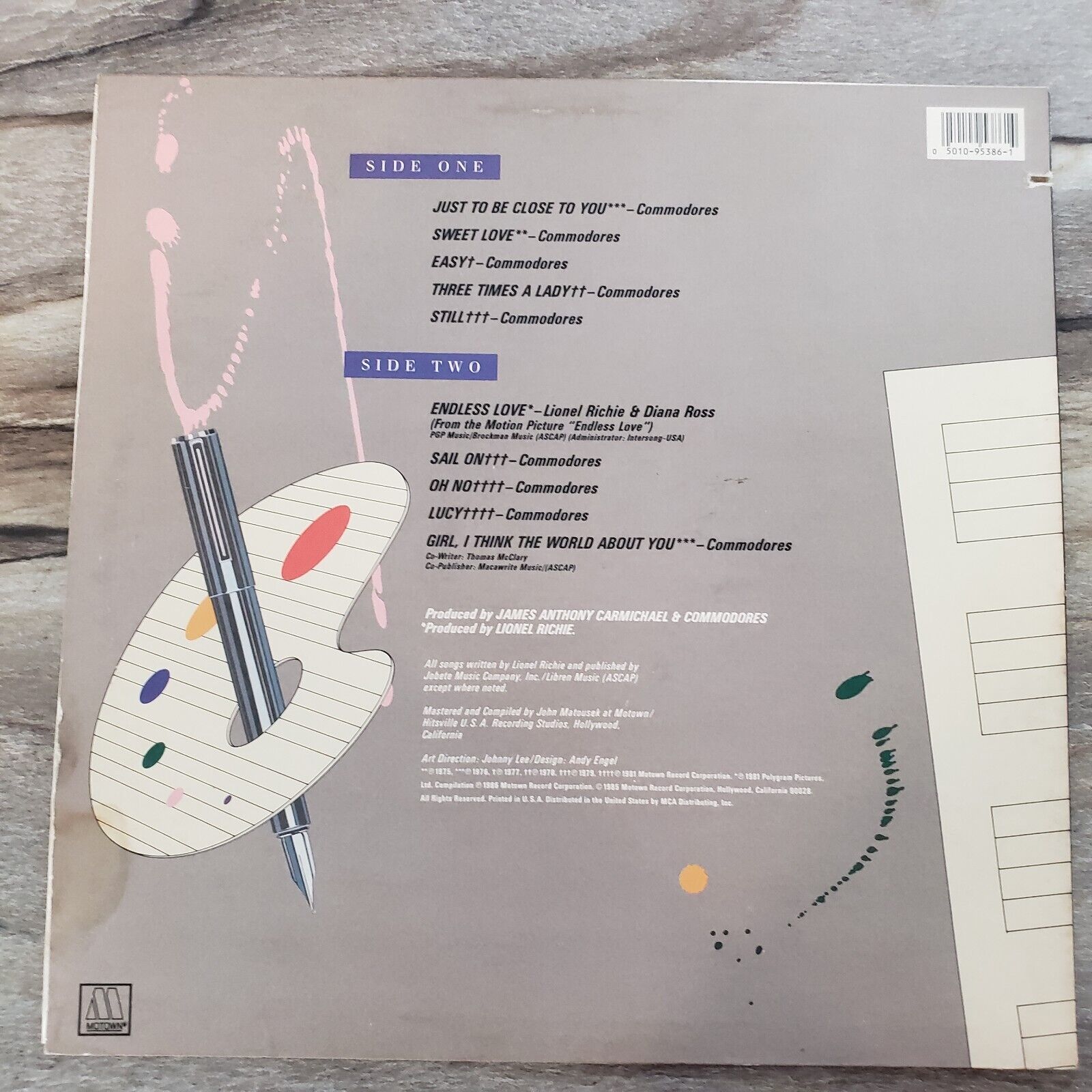 Lionel Ritchie - Great Love Songs With The Commodores And Diana Ross - 5386ML