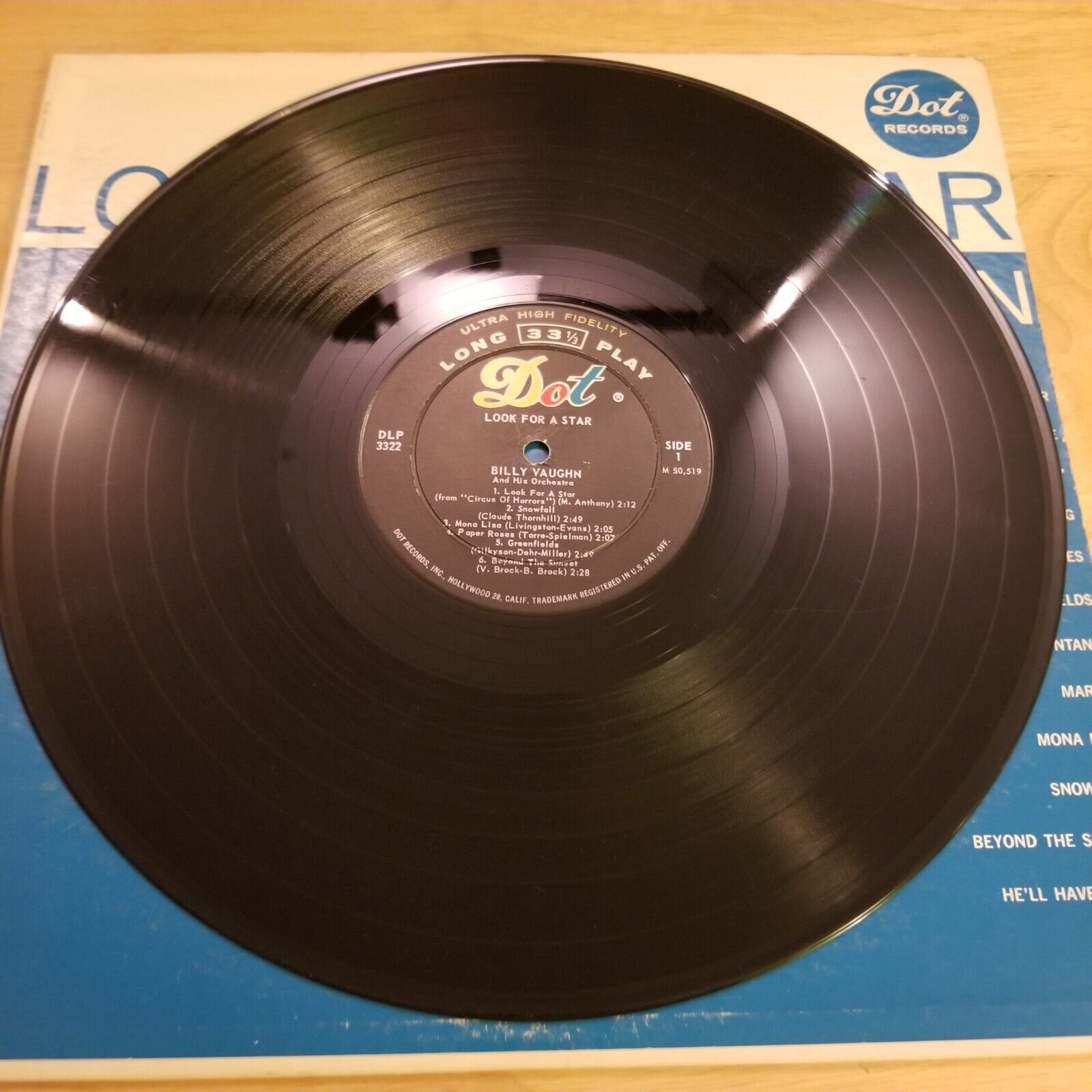 Billy Vaughn - Look For A Star - DLP-3322 Vinyl Record LP