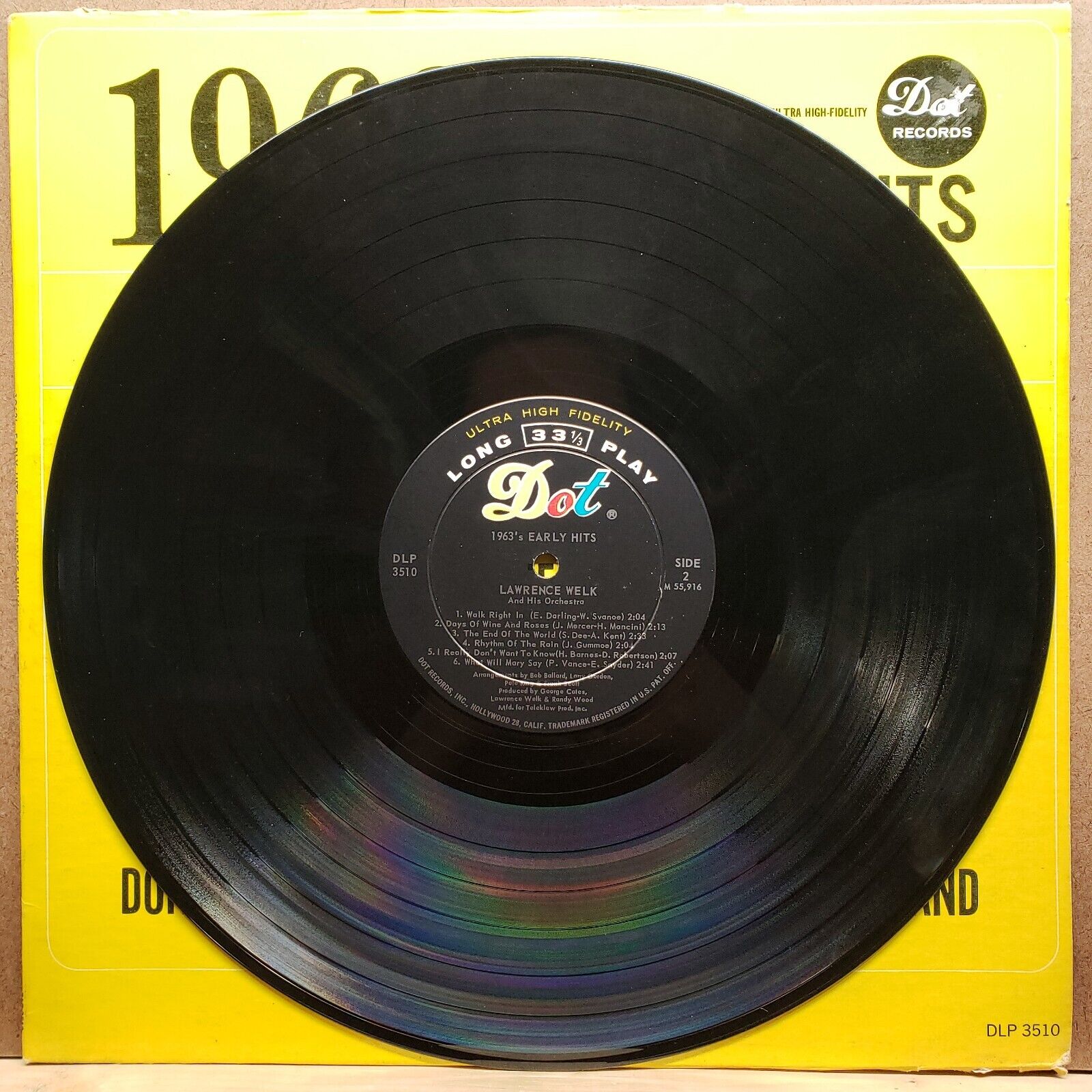 Lawrence Welk - 1963's Early Hits - DLP 3510 - Vinyl Record LP