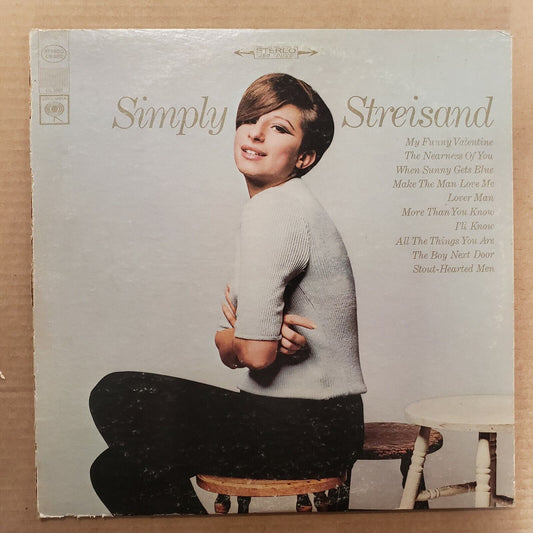 Barbara Streisand - Simply Streisand - CS 9482 Vinyl Record LP