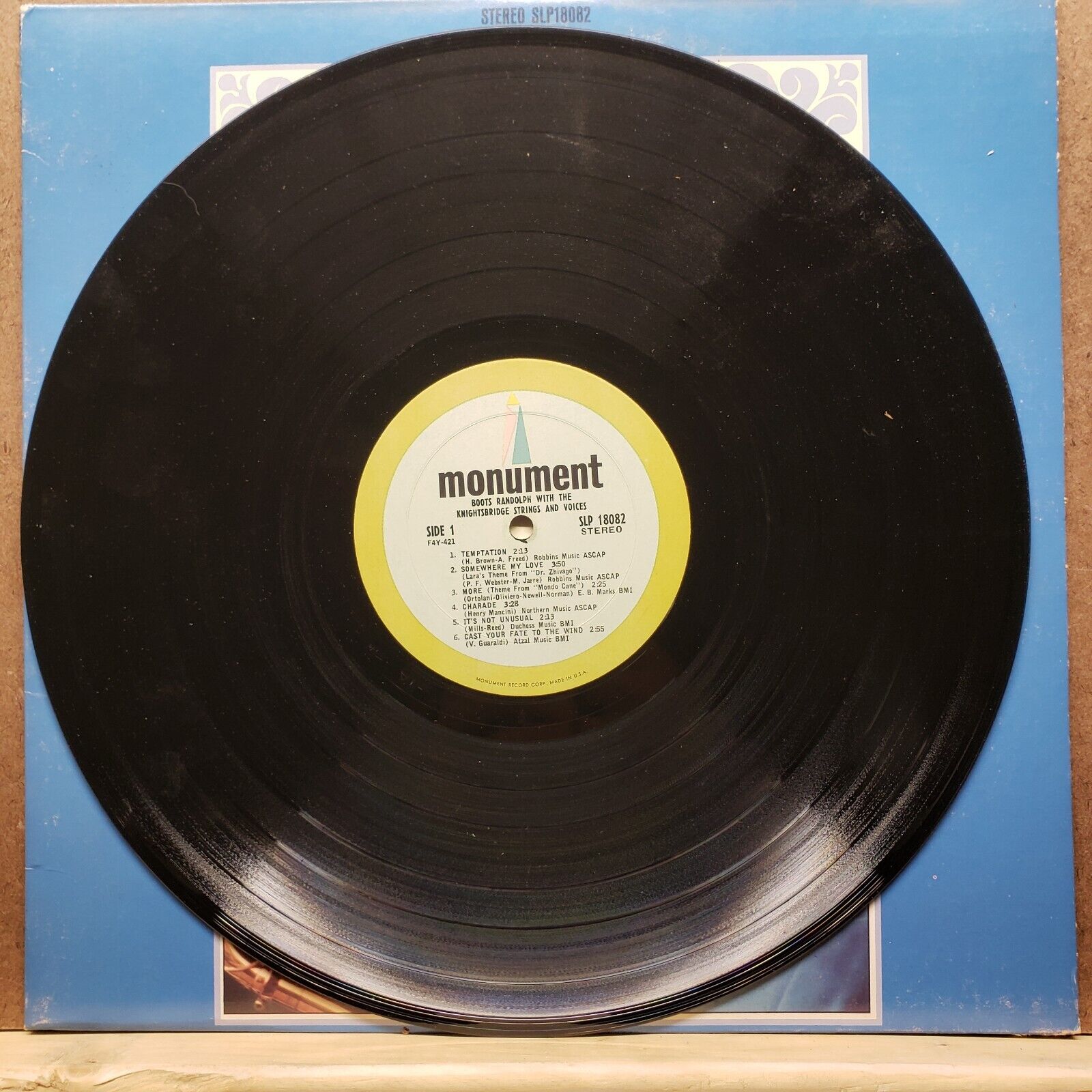 Boots Randolph With The Kinghtsbridge Strings And Voices - SLP 18082 - Vinyl LP