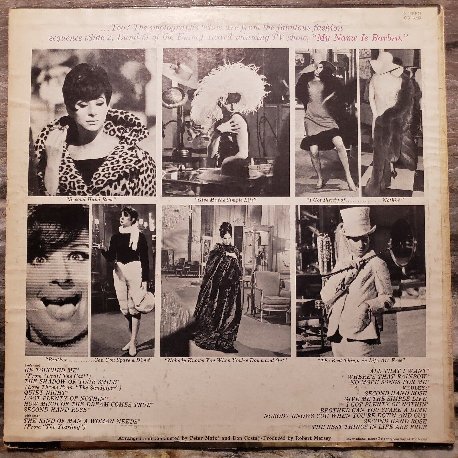 Barbra Streisand - My Name Is Barbra,, Two... - CS 9209 Vinyl Record LP