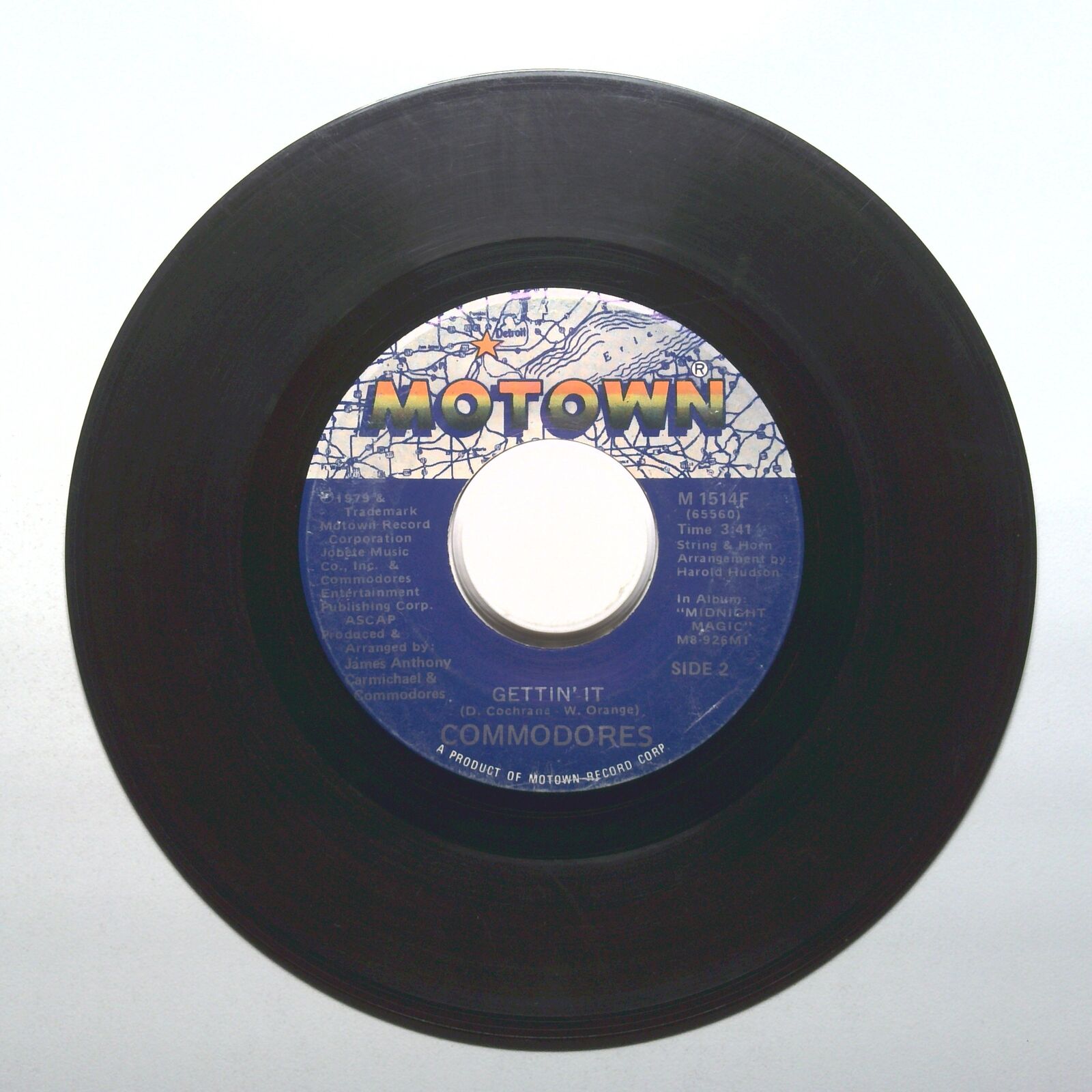 Commodores - Lady; Gettin' It - Vinyl 45 RPM 7"