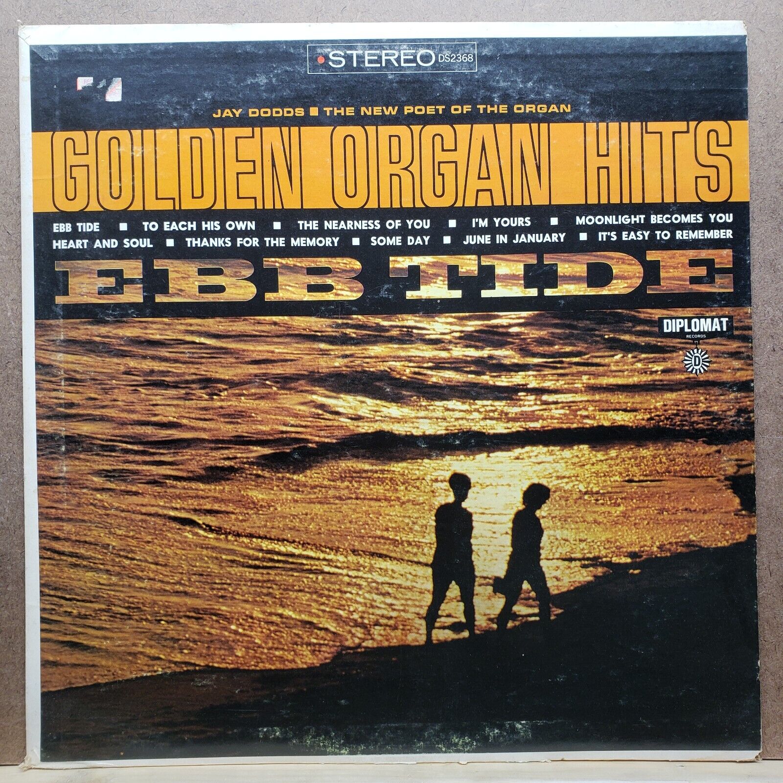 Jay Dodds At The Organ - Golden Organ Hits - DS-2368 - Vinyl Record LP