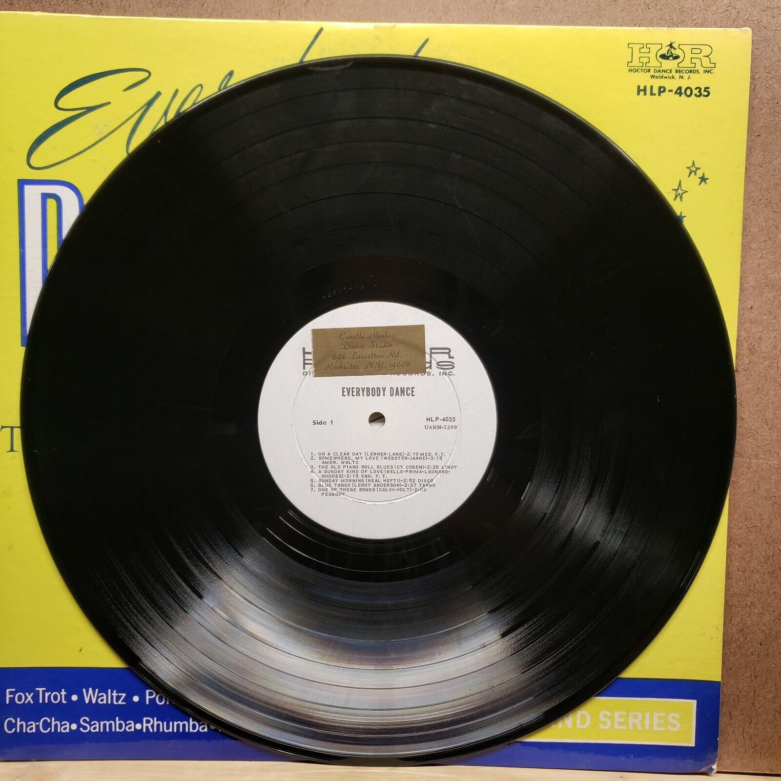 Tony Sheldon - Everybody Dance - HLP-4035 - Vinyl Record LP