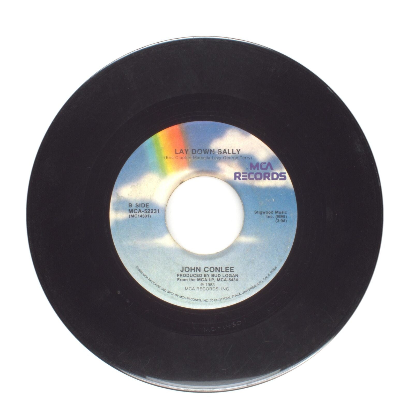 John Conlee - I'm Only In It for the Love; Lay Down Sally - Vinyl 45 RPM 7"