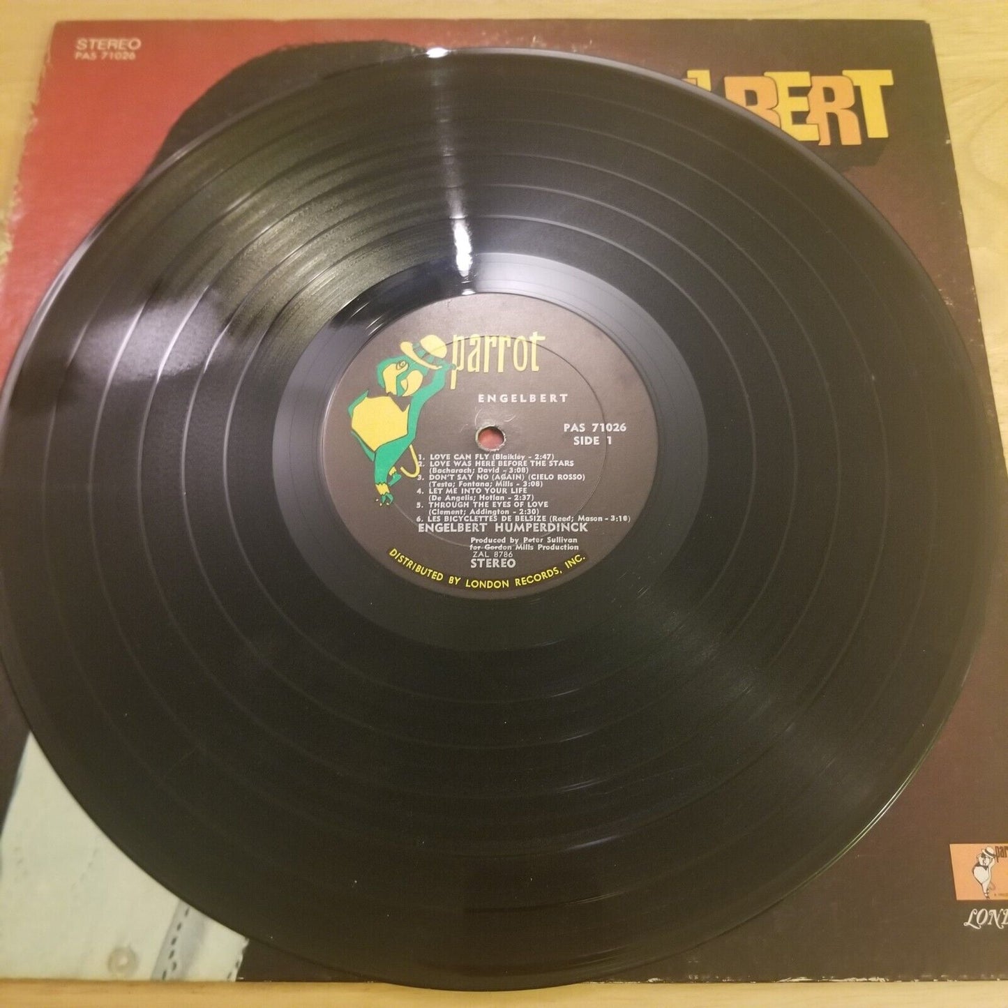 Engelbert - Varios Songs - PAS-71026 Vinyl Record LP