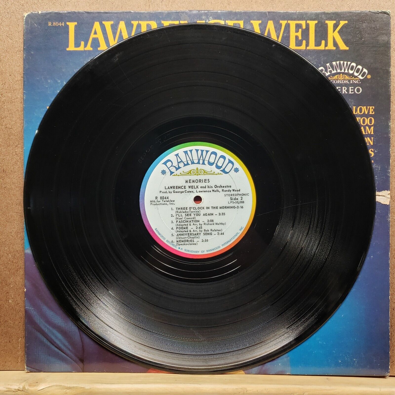 Lawrence Welk - Memories - LPS-50,088 - Vinyl Record LP