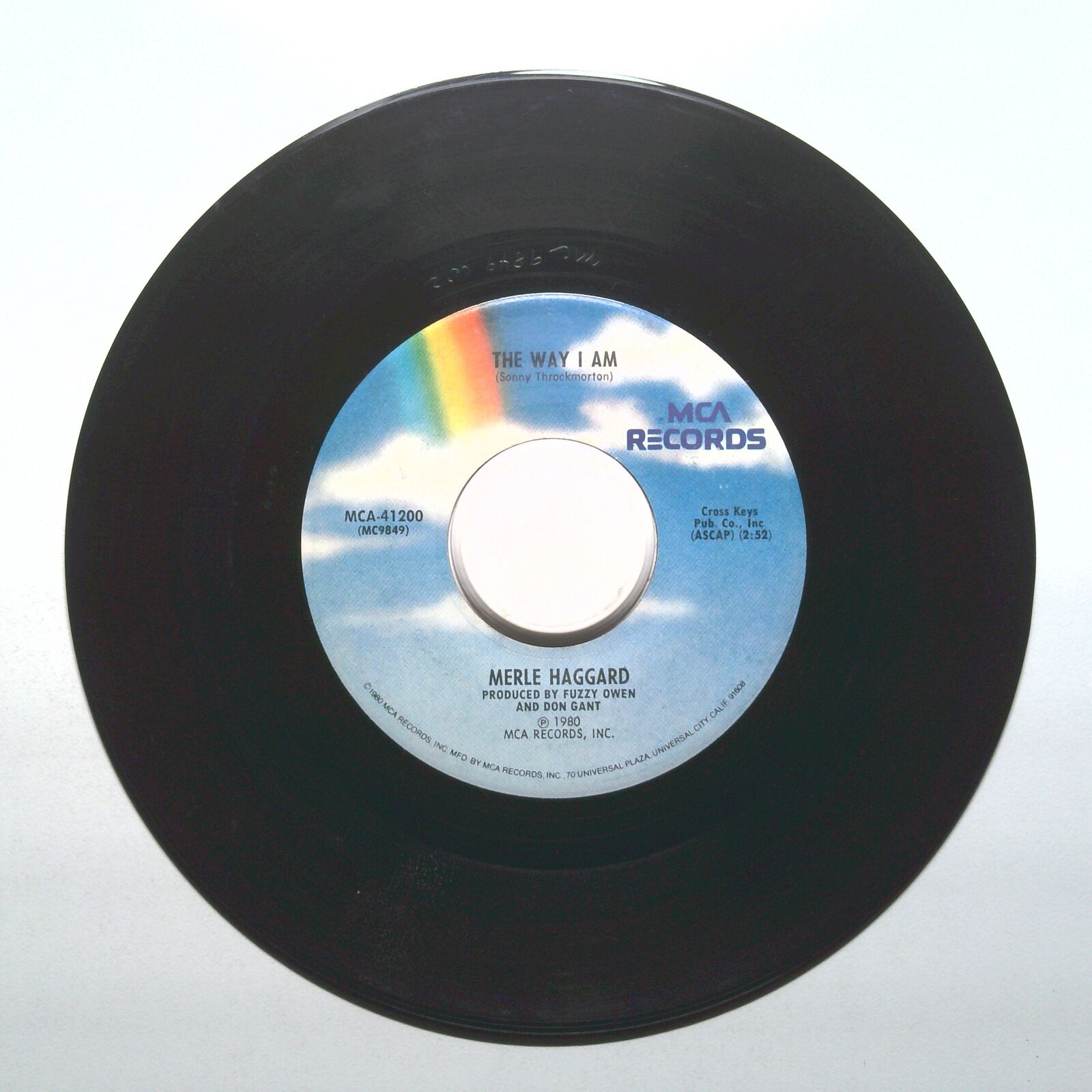 Merle Haggard - The Way I Am; Wake Up - Vinyl 45 RPM 7"
