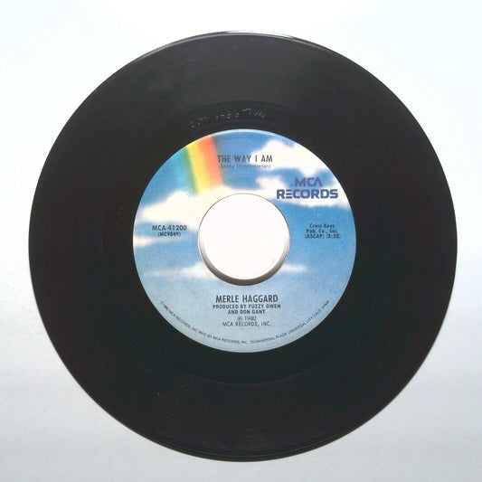 Merle Haggard - The Way I Am; Wake Up - Vinyl 45 RPM 7"
