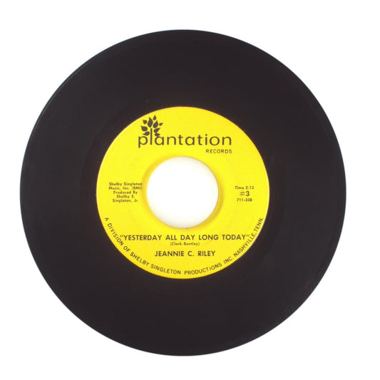 Jeannie C. Riley - Yesterday All Day Long Today; Harper Valley P.T.A. - 45 RPM