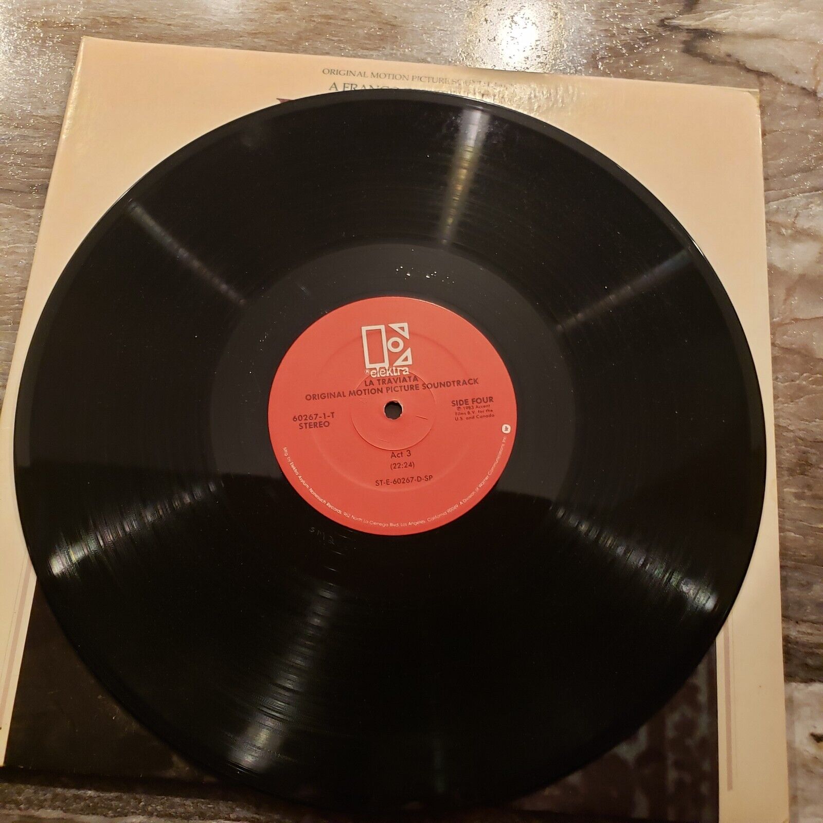 La Traviata - Original Motion Picture Soundtrack - 1983 Vinyl Record LP