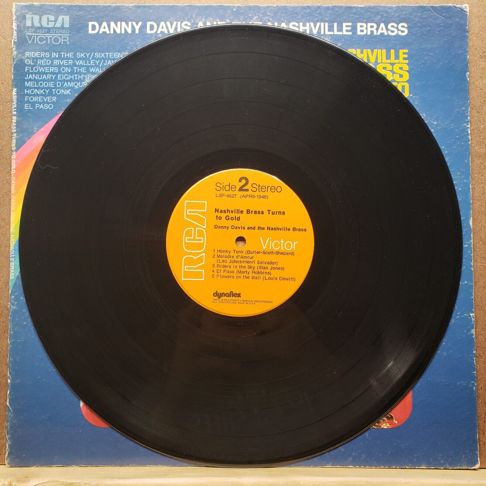 Danny Davis - Nashville Brass Turns To Gold - LSP 4627 - Vinyl Record LP