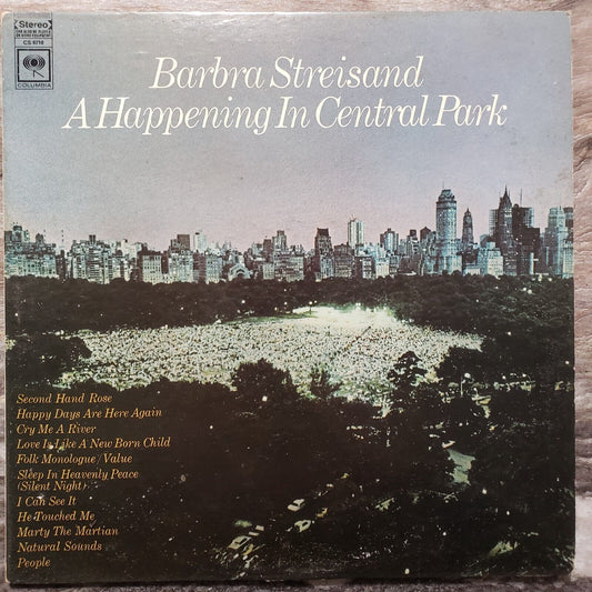 Barbra Streisand - A Happening In Central Park - CS 9710 Vinyl Record LP