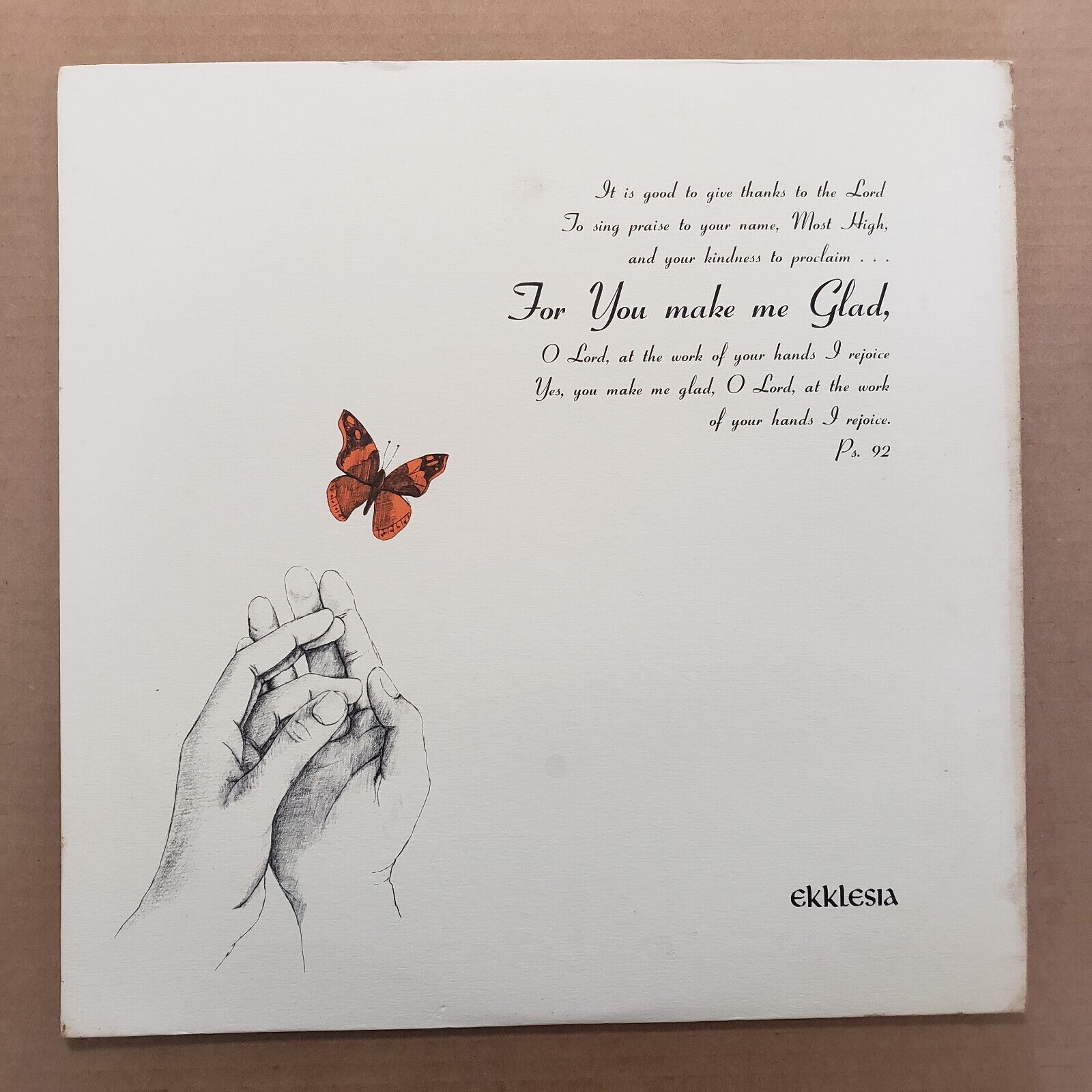 Elekksia - You Make Me Glad - 1977 Vinyl Record LP