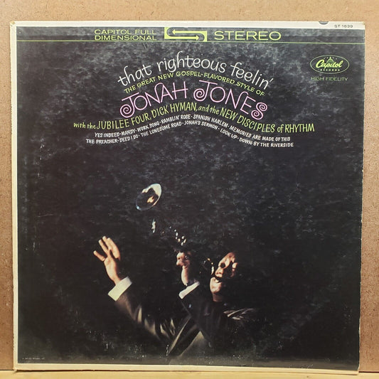 Jonah Jones - That Righteous Feelin' - ST 1839 - Vinyl Record LP