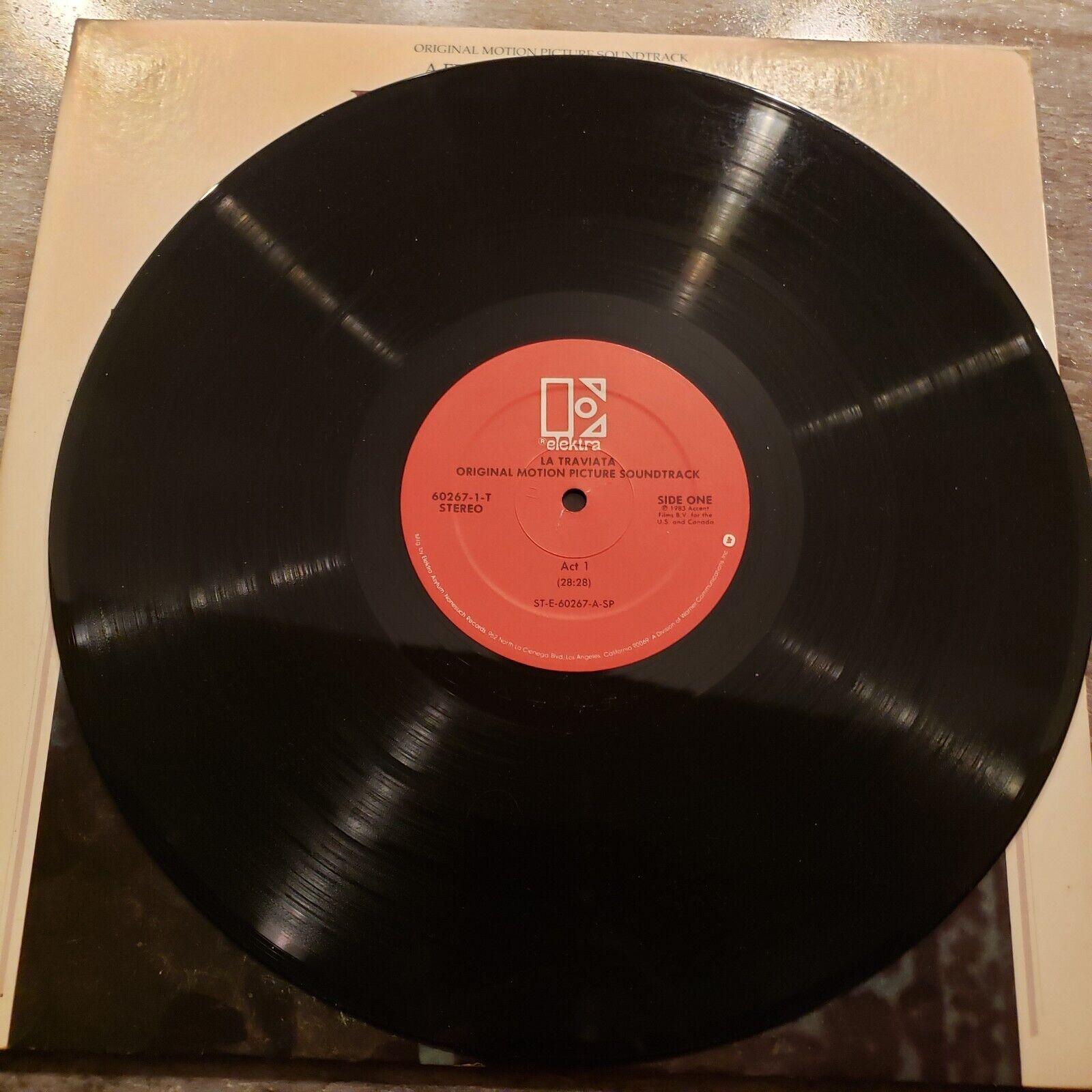 La Traviata - Original Motion Picture Soundtrack - 1983 Vinyl Record LP