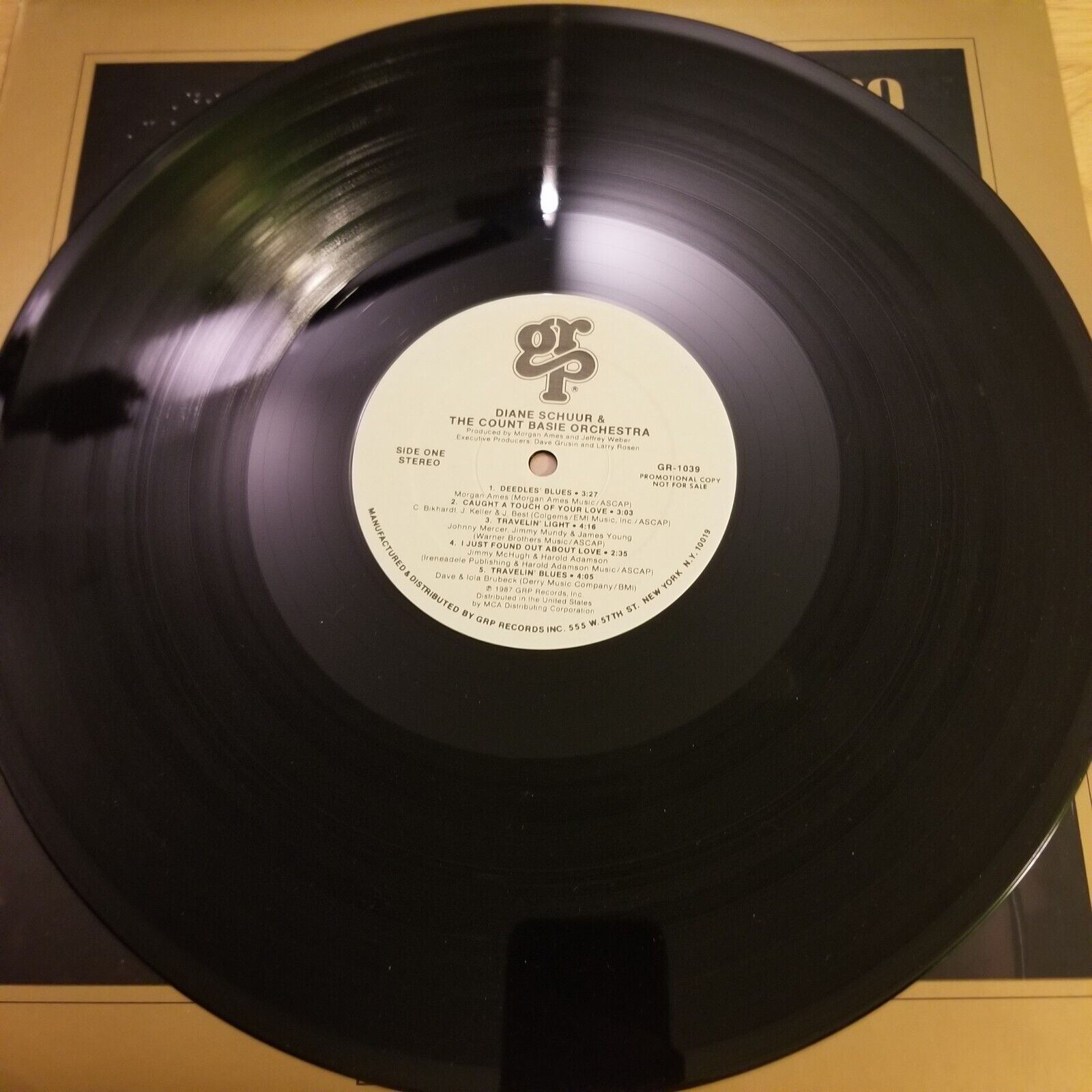 Diane Schuur and The Count Basie Orchestra - GR-1039 Vinyl Record LP