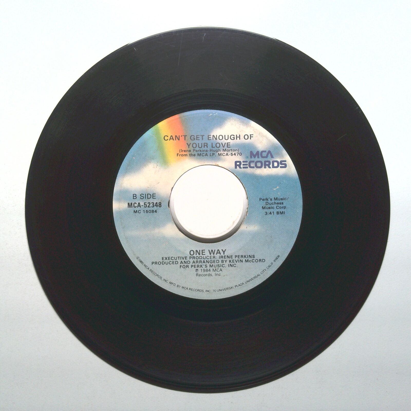One Way - Can't Get Enough Of Your Love; Lady You Are - Vinyl 45 RPM 7"