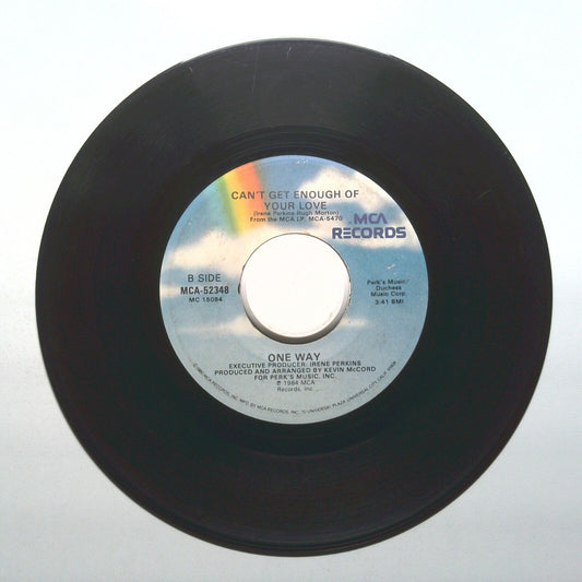 One Way - Can't Get Enough Of Your Love; Lady You Are - Vinyl 45 RPM 7"