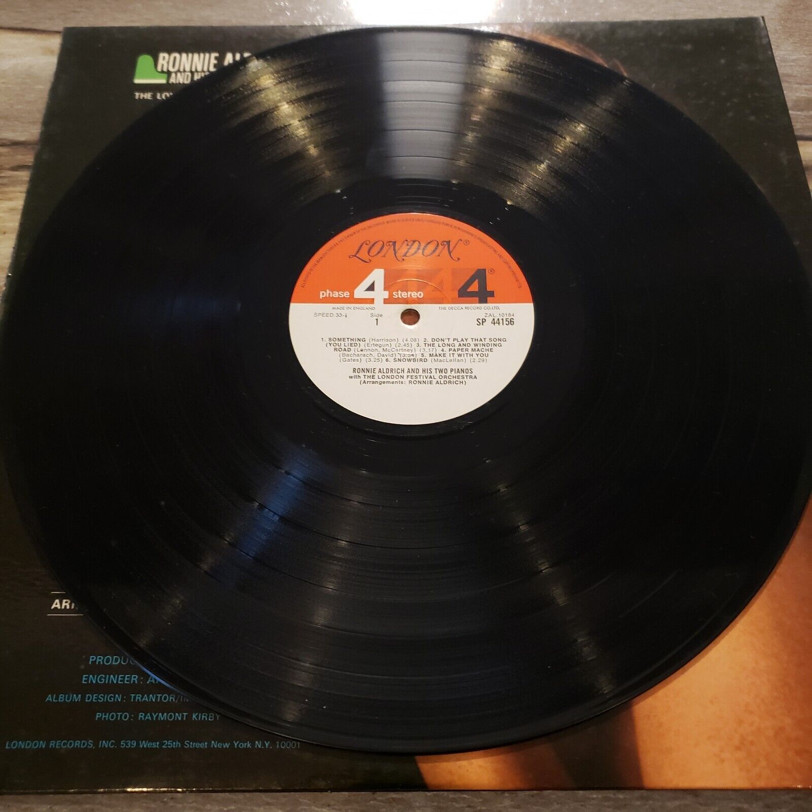 Ronnie Aldrich And His Two Pianos - Close To You - SP 44156 - Vinyl Record LP