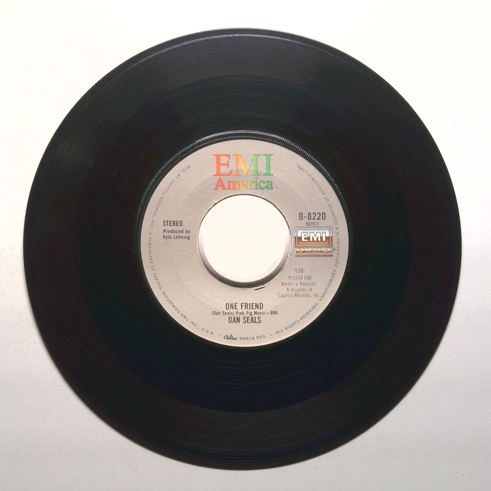 Dan Seals - (You Bring Out) The Wild Side of Me; One Friend - Vinyl 45 RPM 7"